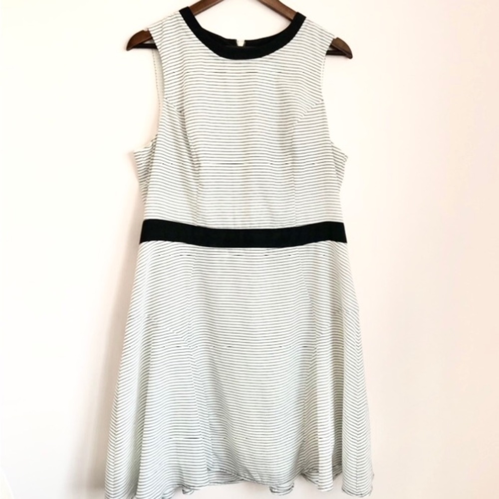 Pinstripe Sleeveless Dress